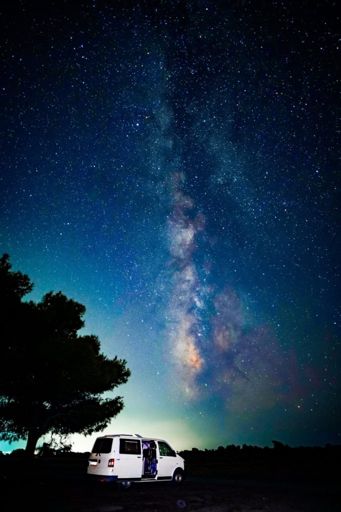 Milchstraße in Griechenland